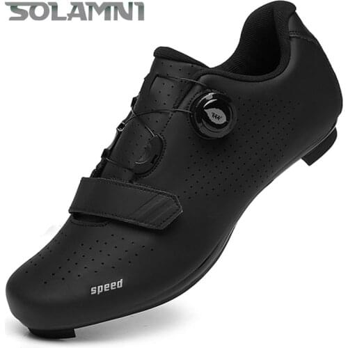Bicycle Cycling Shoes Speed Sneaker Male MTB Road SPD Cleat Flat Shoes Mountain Bike Racing Biking Footwear Self-locking Unisex
