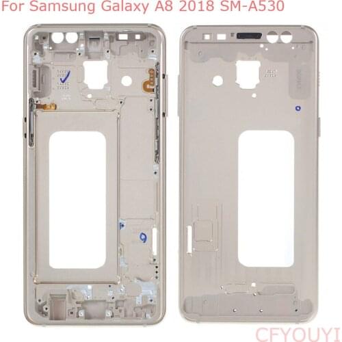 OEM Middle Plate Frame Part Housing For Samsung Galaxy A8 (2018) A530 Replacement Part
