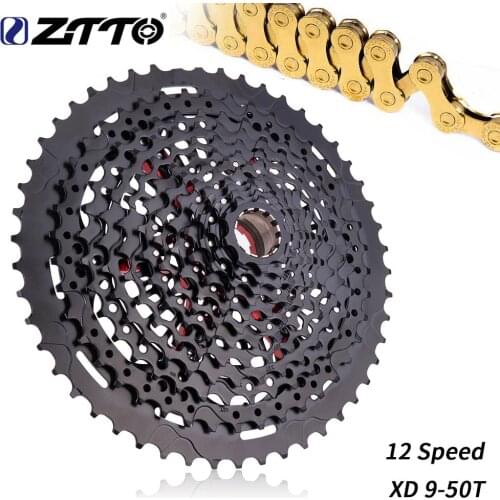 ZTTO 12S 9T MTB 12 Speed 9-50T XD Bicycle Cassette Black steel Mountain Bike 12speed Sprocket Freewheel