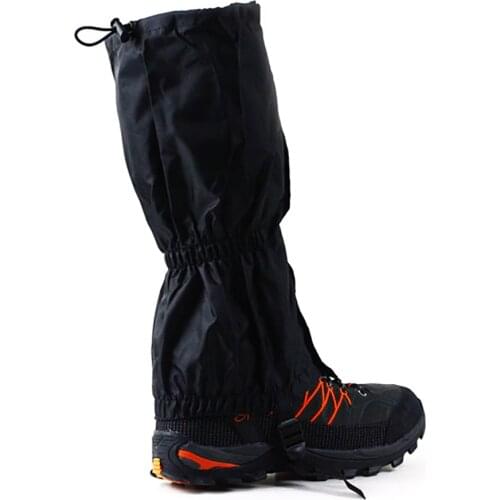 1 Pair Waterproof Leg Gaiters Hiking Trekking Gaiters Breathable Legging Skiing Shoes Cover Legs Protection Guard For Camping
