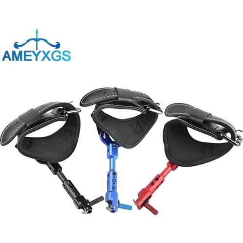 1pc Archery Bow Release Aids 360 Degree Rotatable Compound Bow Shooting Wristband Release Aids 3 colors For Hunting Accessories