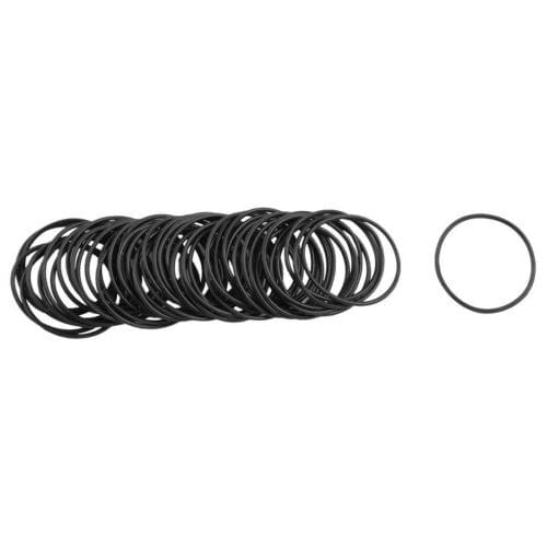 100 Pcs 22mmx21mmx1mm Automobile Sealing NBR O Rings Gaskets Washers