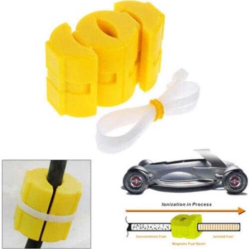 2pcs Fuel Economizer Magnetic Fuel Oil Gas Saver Saving Vehicle Reduce Emission