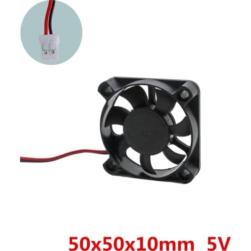 3pcs/lot 50x50x10mm 5010 fans DC 5V Brushless 5cm Fans cooling fan radiator