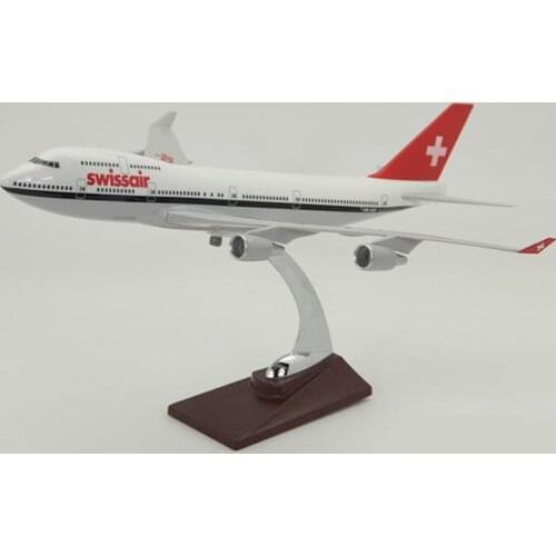 40cm 1/150 scale Boeing B747-800 model airplane toy aircraft diecast plastic alloy plane landing gear For displaycollective Gift
