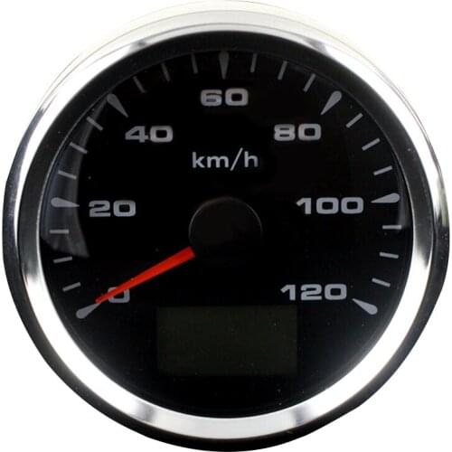 85mm 0-120km/h GPS Speed Mileometer Odometer Gauges 8 Colors GPS Speedometers Speed Indicators with Antenna