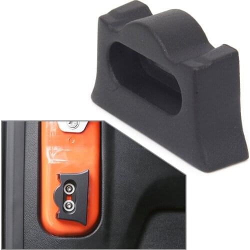 For Jeep Wrangler JL 2018 2019 2020 Car Accessories Tailgate Latch Stop Bumper Limit Block Aluminum Alloy Black