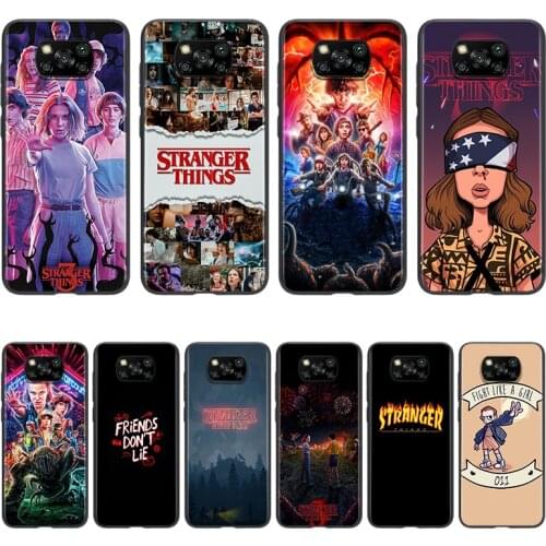 Stranger Things For Xiaomi POCO M3 M2 C3 X3 NFC F2 F3 Pro X2 F1 Pro Mi Play Mix 3 A3 A2 A1 6 5 lite Phone Case