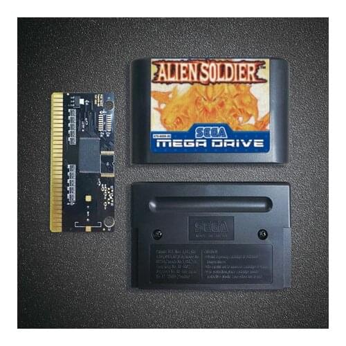 Alien Soldier USA Label - 16 Bit MD Game Card for Sega Megadrive Genesis Video Game Console Cartridge