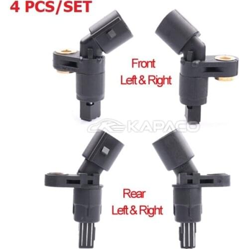 4 PCS/PAIR ABS Wheel Speed Sensor 1J0927803 1J0927804 1J0927807B For VW Volkswagen Jetta MK4 Golf A3 TT Beetle