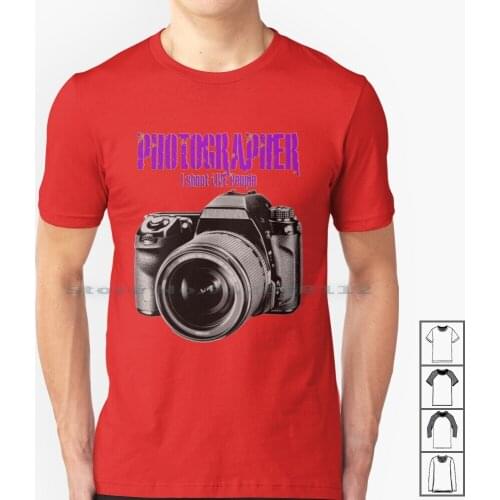 Photographer-I Shoot Live People T Shirt 100% Cotton Photographer Video Pictures Glamour Up Magazine Press Kit Website