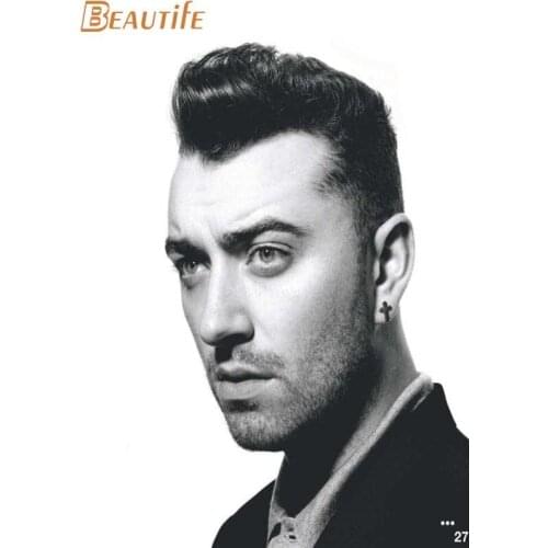 Hot Sale Custom Sam Smith Poster Home Decoration Fashion Silk Fabric Wall Poster Custom Poster