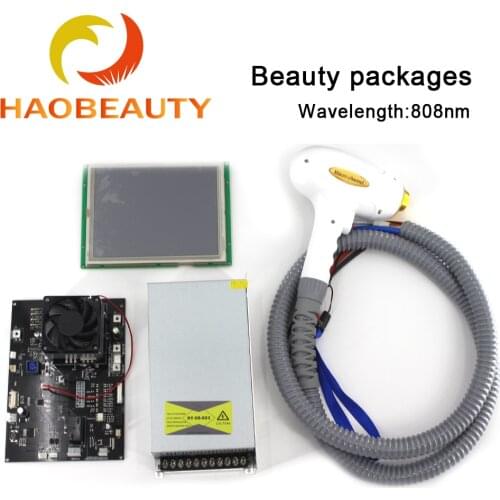 HAOBEAUTY Beauty laser 808nm semiconductor module controller+touch screen+power switch +handle without laser module