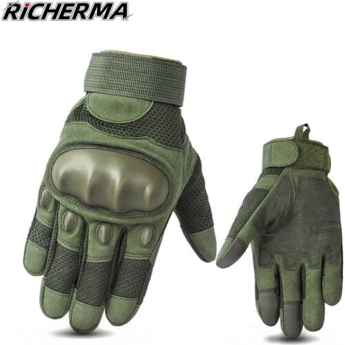 Sport Motorcycle Gloves Hard Knuckles Protective Black Moto Gloves Summer Women Men Motorbike Biker Racing Tactical Army Glove