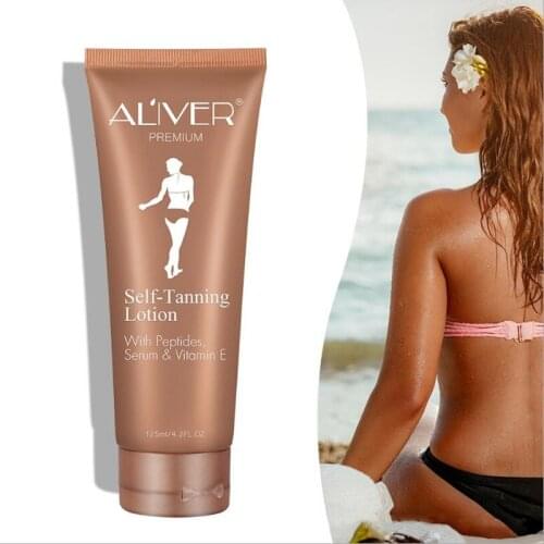 125ML Self Tan Cream Long Lasting Sunless Tanning Self Tan Organic Self Tanner Natural Tan Mousse Long Lasting Bronze Tan Lotion