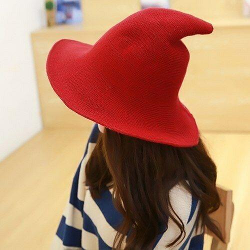 Fashion New Modern Witch Hat Made From High Quality Sheep Wool Halloween Party Witch Hats