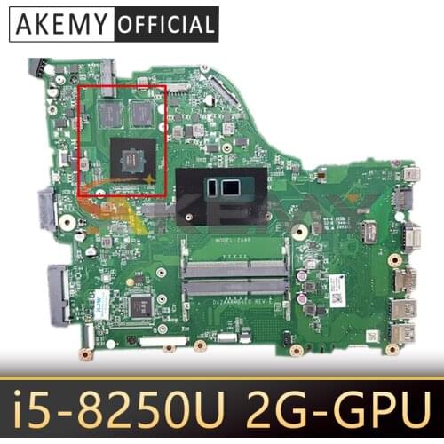 NBGWL11001 NB.GWL11.001 DAZAARMB6E0 Mainboard For ACER Aspire E 15 E5-576G E5-576 Laptop Motherboard With i5-8250U CPU 2G-GPU