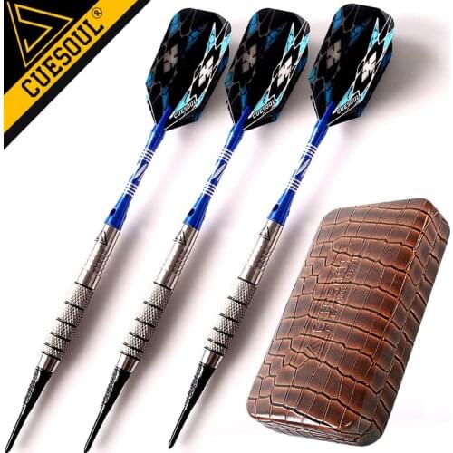 New CUESOUL 3PCS/set 18g 15cm Tungsten Darts Professional Game Soft Tip Darts SkyWolfF2201