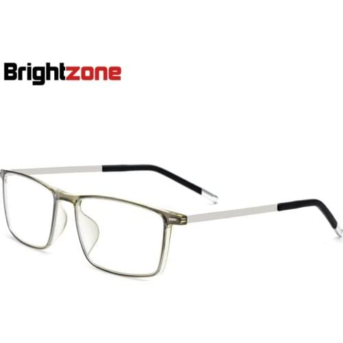 Flash Sale Full Rim TR90 Glasses Eyeglasses Men Optical Prescription Myopia Reading(China) Clear Vintage Dual Purpose Spectacles
