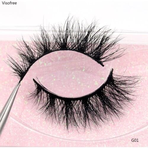 Visofree 3D Mink Eyelashes 100% Cruelty Free Lashes Reusable Make Up Mink Eyelashes Handmade Natural Short Lashes Fluffy Lasles
