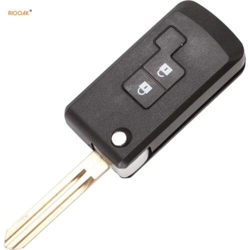 RIOOAK New 3 Button Modified Flip Car Remote Key Shell Case For Nissan Qashqai primera Micra Navara Almera Note Sunny New Style