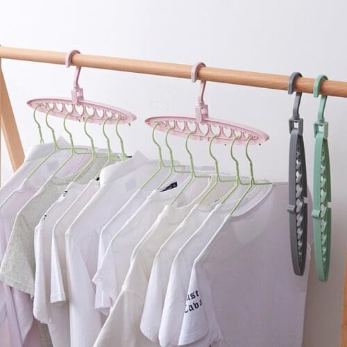 Magic Space Saving Clothes Hanger Garment Rack Novelty Rotatable Closet Organizer For T Shirt Pants Underwear Home Essentials