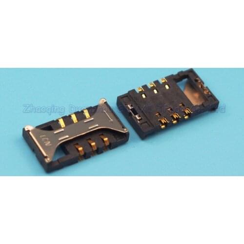 10pcs/lot Sim Card holder For Samsung S5830 Card Slot S8300 I900 S6700C S5670 Card socket connector