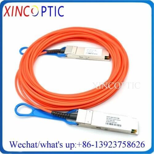 40G QSFP 1/2/3/5/7M AOC OM2 Cable,40Gbps QSFP+ to QSFP+ AOC MM MPO Fiber Active Optic Cable Compatible with Intel Network Card