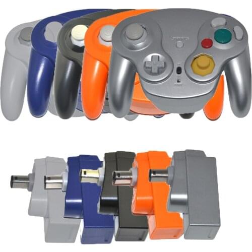 50 PCS a lot 2.4GHz Wireless Bluetooth Gamepad Controller Gamepad joystick with receiver for N-G-C for GameCube for wii