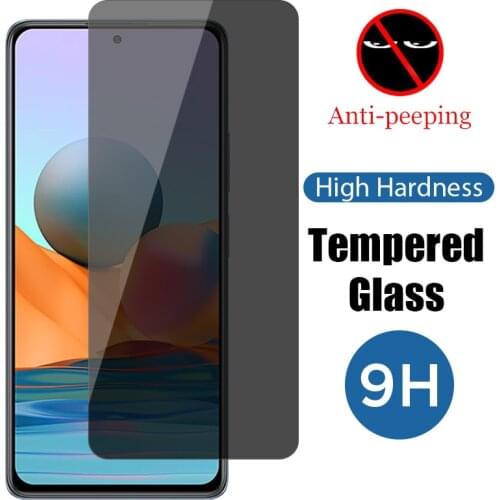 Anti-spy Privacy Screen Protector for Redmi Note 9 9A 9C 9T Magic Anti Spy Tempered Glass on Xiaomi Redmi Note 9 Pro 9S Glass