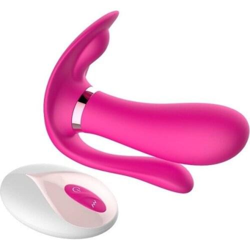 Wireless Vibrator Adult Toys For Couples USB Rechargeable G Spot U Silicone Stimulator Dildo Double Vibrators Sex Toy For Woman