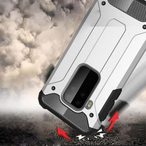 Moto One Zoom Cases Heavy Duty Drop-Proof Dual Layer Back Armor Case For Motorola Moto One Zoom