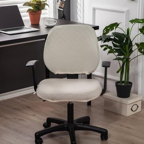 Spandex Office Chair Covers Elastic Armchair Seat Cover Rotating Lift Computer Chair Slipcover Strech Seat Protector Home Decor