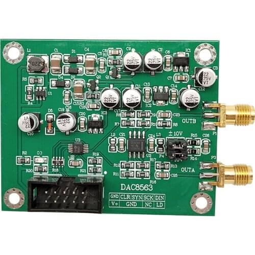 DAC8563 Digital-to-analog Conversion Data Acquisition Module Dual 16-bit DAC Adjustable 10V
