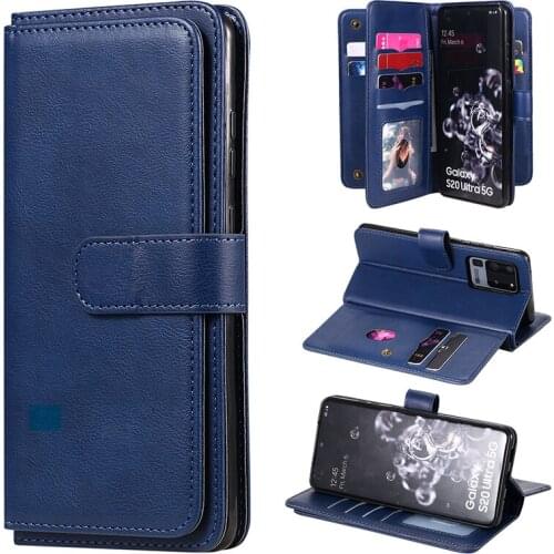 For Samsung Note 20 Ultra S20 S10 S9 Plus Note 10 Lite A51 A71 A50 A70 Multifunction Card Wallet Flip PU Leather Phone Case Capa