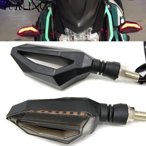 For YAMAHA YZF600R thundercat YZF R6 TRX850 YZ600 MT10 Motorcycle Super Bright 14 LED Turn Signal Lights Indicator Amber Blinker