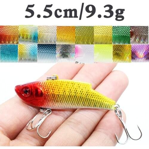 1 PCS 5.5cm/9.3g Artificial Japanese Tomb VIB Fishing Lure lead inside Hard Bait Diving Swivel Bait winter Sea Fishing Tackle