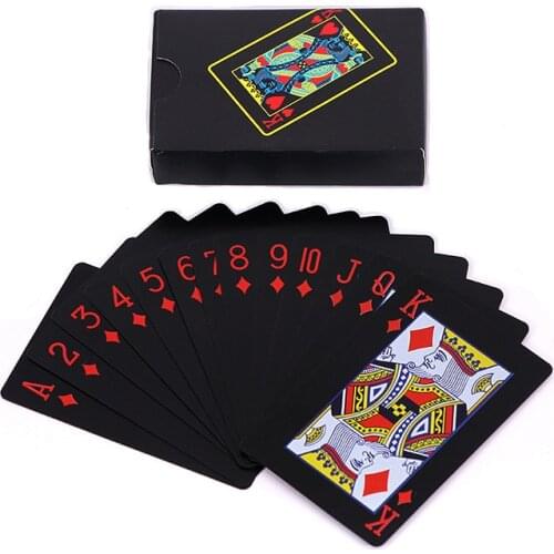 Colorful Playing Cards Frosted Waterproof Plastic For Gift/Party/Family Game Magic Poker Cards 57x87mm