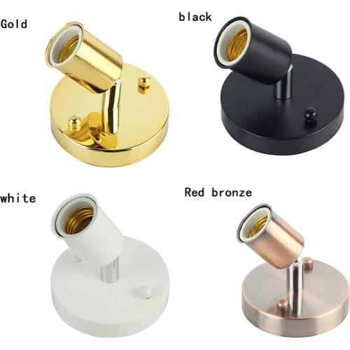 E27 Bulb Wall Lamps 180 Degrees Steering Sconces DIY Wall Lights Aisle Bar Restaurant Bedroom Decorative Lamparas Home Lights