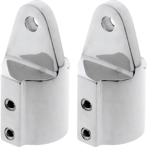 MagiDeal 2x 25mm Stainless Steel Eye End Marine Boat Bimini Top Cap Fitting