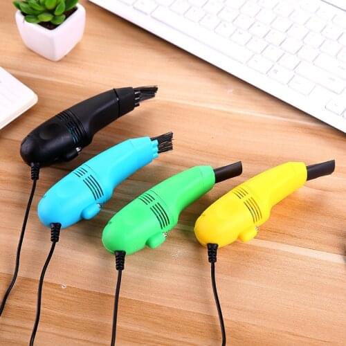 Newly USB Mini Computer Keyboard Vacuum Cleaner Dust Cleaning Kit Handheld Keyboard Brush Device for PC Laptop Portable