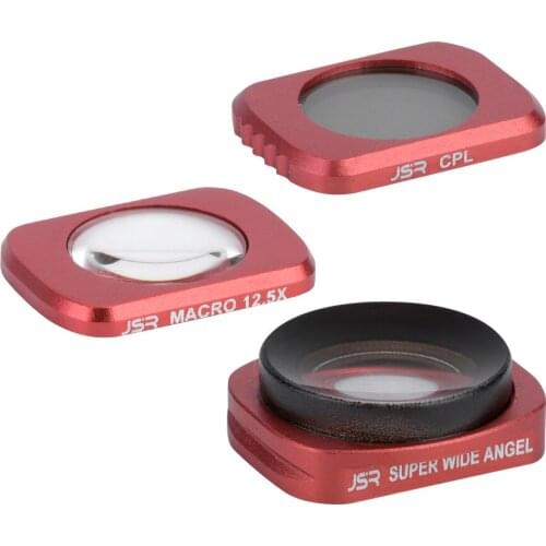 3pcs CR Wide Angle 12.5X Macro CPL Lens Filters Kit For DJI Osmo Pocket Cloud Camera Wide Angle(3154.07)