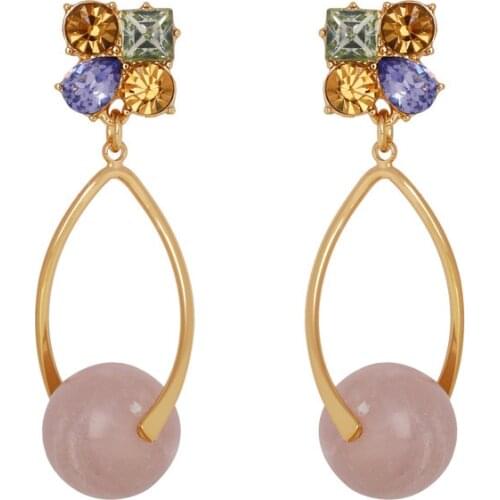 New Hot Rhinestone Dangle Drop Earrings High Quality Fashion Crystal Earring For Women Jewelry Accessories