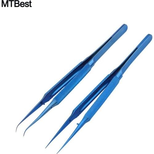 MTBest Precision Industrial Tweezers Titanium Alloy Forceps for BGA Work Repair Tool Light Material Phone Repair Hand Tools Sets