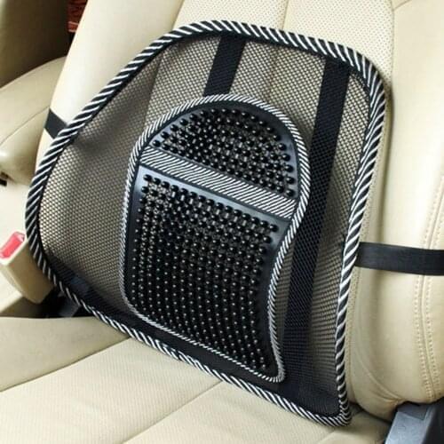 Chair Back Support Massage Cushion Mesh Relief Lumbar Brace Car Truck Office Home Cushion Seat Chair Lumbar Back Support Chair