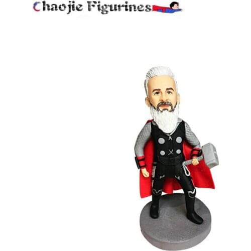 Professional Customization Of Various Cartoon Real People Combined With Polymer Clay Dolls Custom Shaking Head Doll Sculptures