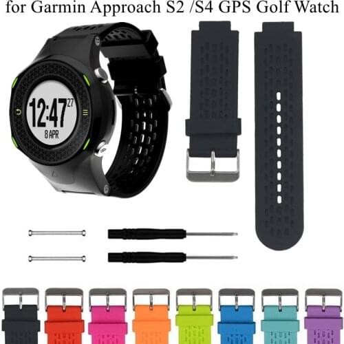 Silicone Strap for Garmin Approach S2/S4 GPS Golf Watch Sports Breathable Wristband Bracelet Watchband for Garmin Vivoactive