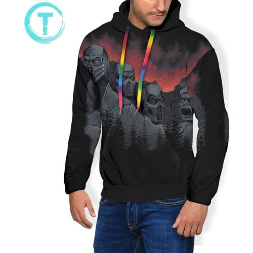 Mortal Kombat X Hoodie Mortal Kombat Immortal Mountain Hoodies Long Length Polyester Pullover Hoodie Hoodies