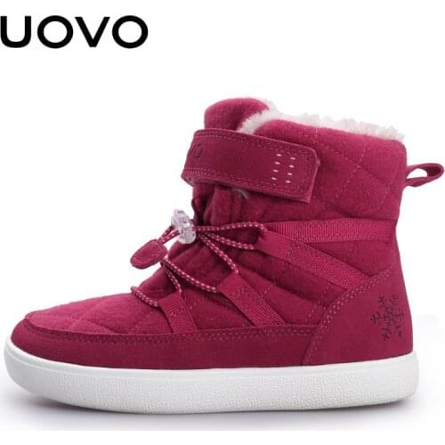 Uovo Leather Boots For Girls