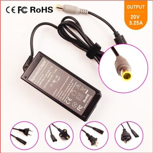 20V 3.25A 65W Laptop Ac Adapter Charger for IBM / Lenovo / Thinkpad 40Y7703 40Y7704 40Y7705 40Y7706 40Y7707 40Y7708 40Y7709